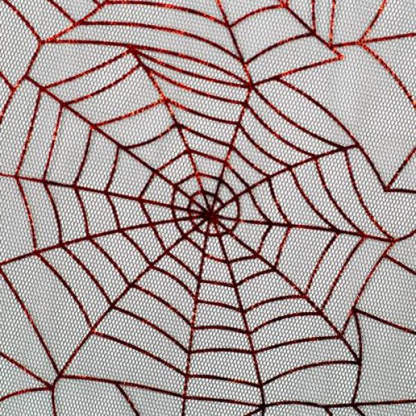 Tüll Spider Web by Swafing